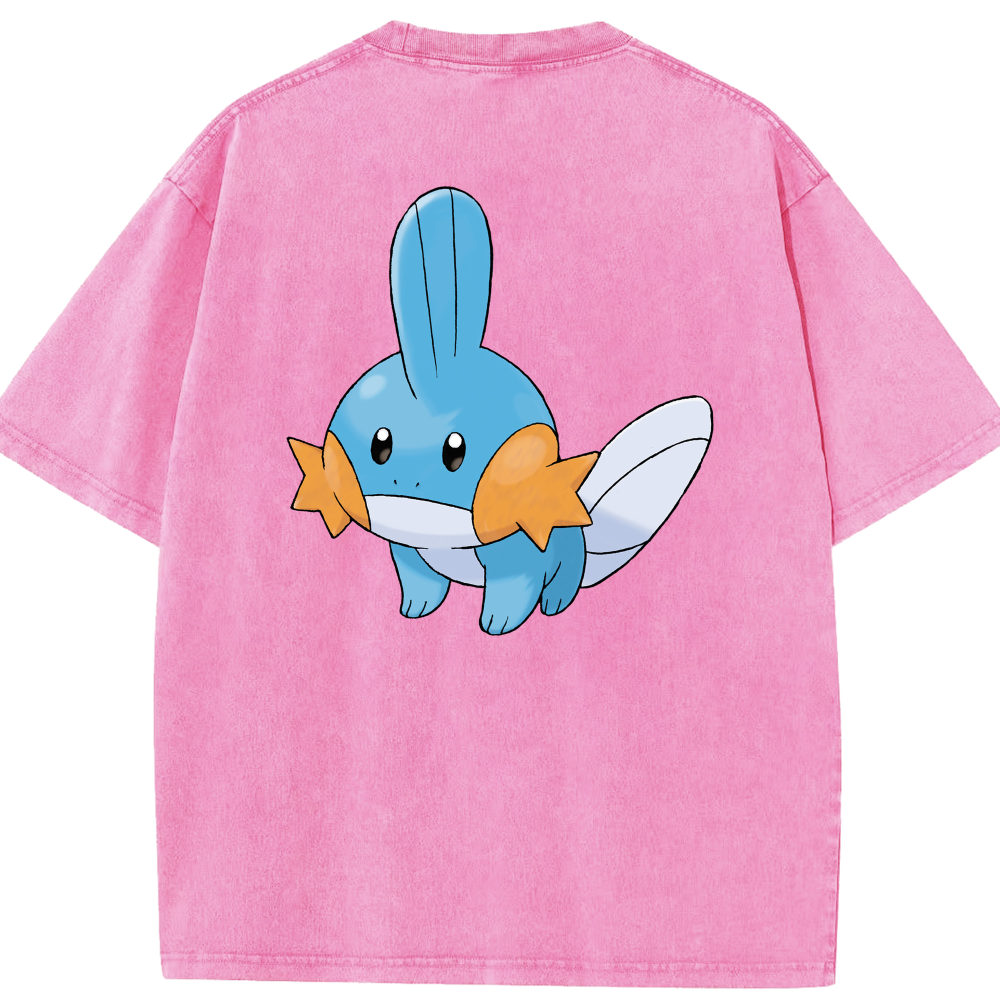 （画像用） ポケットモンスター Pokémon 綿100% ヴィンテージ風 半袖Tシャツ（背面プリント）
